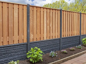 Luxe hout-beton systeem