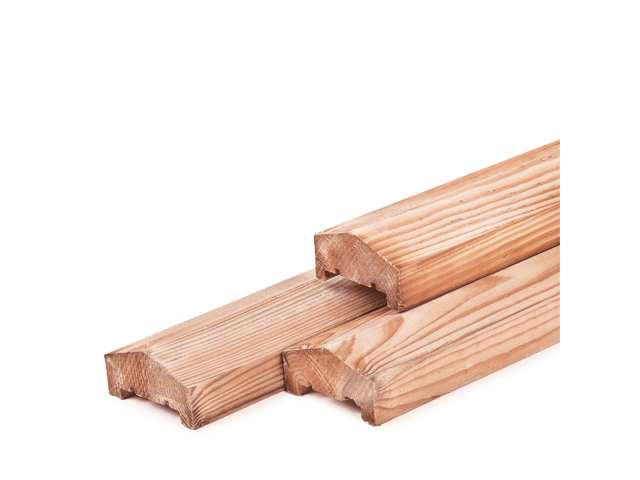 Luxe Hout-Beton Systeem Afdeklat Luxe pyramide Douglas