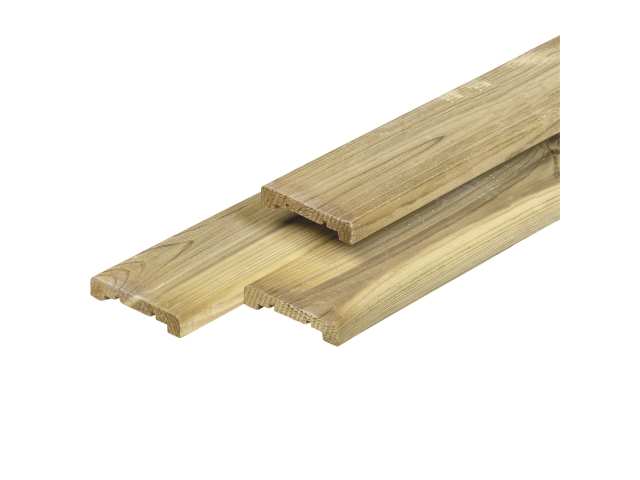 Luxe Hout-Beton Systeem Afdeklat plat