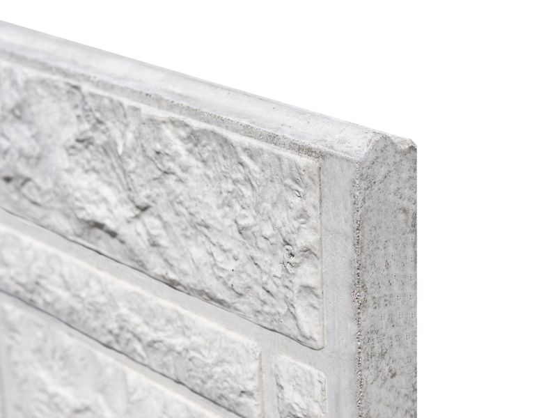 Luxe Hout-Beton Systeem Betonplaat Wit/grijs Rotsmotief