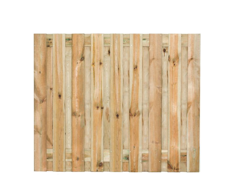 Luxe Hout-Beton Systeem Tuinscherm 19 Planks