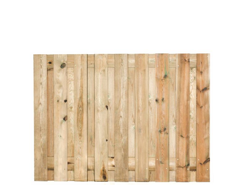 Luxe Hout-Beton Systeem Tuinscherm 19 Planks