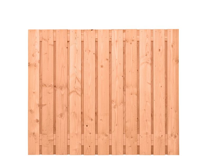 Luxe Hout-Beton Systeem Tuinscherm 23 Planks Douglas