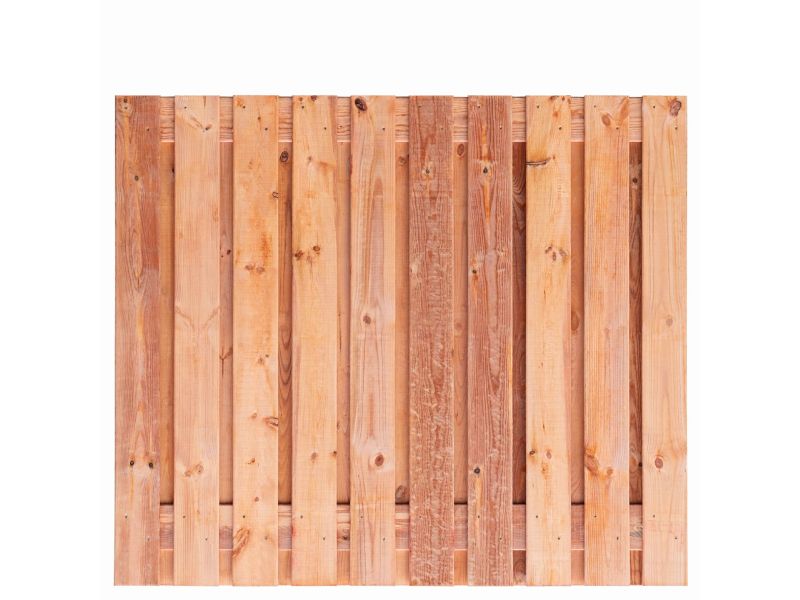 Luxe Hout-Beton Systeem Tuinscherm Red Class Wood 23-planks