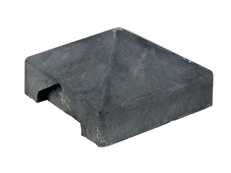 Sleufpalen Betonsysteem Afdekpet beton tussenmodel pyramide Antraciet