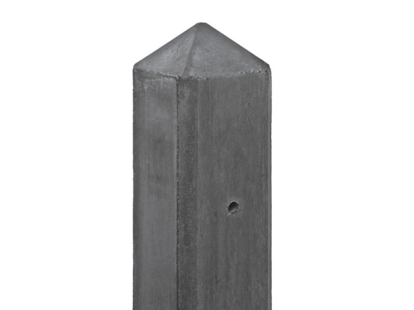 Luxe Hout-Beton Systeem Betonpaal Antraciet
