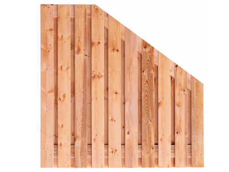 Standaard Hout-Beton Systeem Afbouwscherm Red Class Wood 21_planks