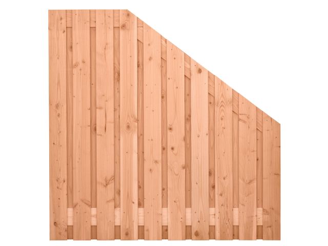 Standaard Hout-Beton Systeem Afbouwscherm 23-planks Douglas