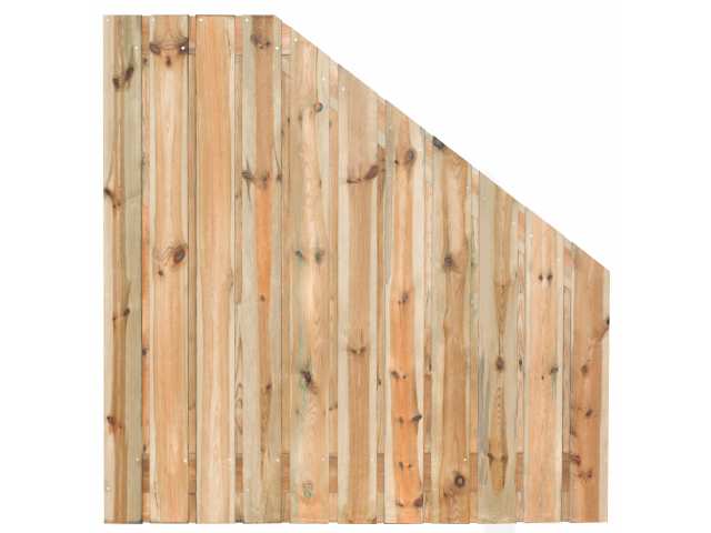 Standaard Hout-Beton Systeem Afbouwscherm 23-planks