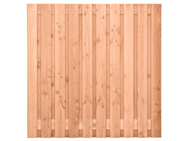 Standaard Hout-Beton Systeem Tuinscherm 21-planks Douglas verlengd