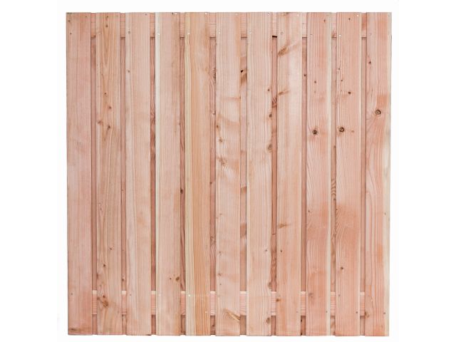 Standaard Hout-Beton Systeem Tuinscherm 23-planks Douglas
