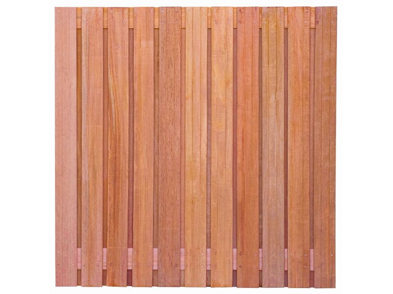 Standaard Hout-Beton Systeem Tuinscherm Hardhout 23-planks