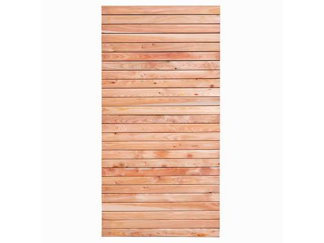 Standaard Hout-Beton Systeem Tuinscherm Rhombus Klagenfurt Douglas Staand
