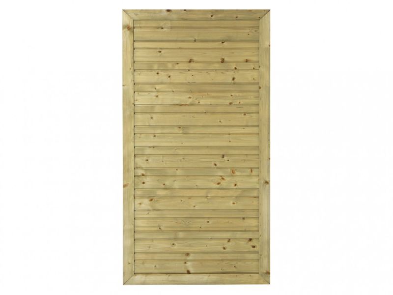 Standaard Hout-Beton Systeem Tuinscherm Rhombus Vuren Horizontaal