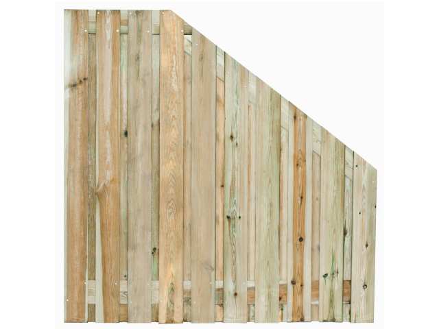 Standaard Hout-Beton Systeem Afbouwscherm 21-planks